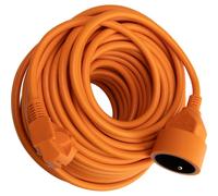 Zenitech Multiprise jardin 16A H05VV-F 3G1,5 mm² 25 m 2P+Terre Orange