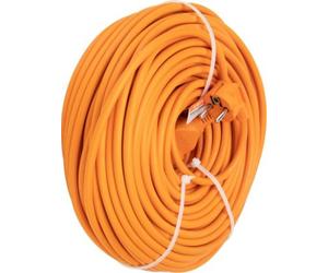 Multiprise ZENITECH jardin 16A 50m H05VV-F 3G1.5 orange