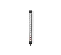 Multiprises parasurtenseurs d'extension 10 voies Prise de terre / Type F (CEE 7/7) Protection contre les surtensions: 13.500 A 3.00 m 3500 W 16 A