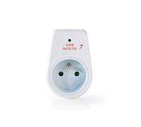 Nedis Multiprise parasurtenseur 1 voie Type E (CEE 7/6) 13 500 A 16 A 3680 W 230 V Blanc
