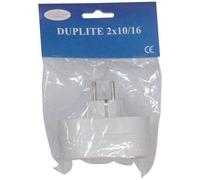 Multiprises - SATIPLUGS FRANCE - Fiche biplite 2x16a sc - Interrupteur - Sécurité enfant