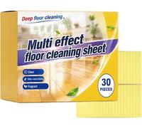 Multipurpose Dissolvable Floor Cleaning Sheets, Water-Soluble Floor Cleaning Sheets, Powerful Stain Removal, Floors Cleanings Tablets for Hardwood Laminate Floors Wall Tiles (1Box)