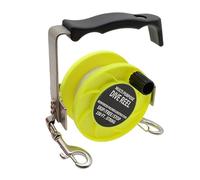 Multipurpose Dive Reel, 290FT Adjustable Nylon Puller, Stainless Steel Buckle, for OceansSalvage, Wreck Diving, Surfaces Marker, ScubasGear
