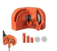 Multipurpose Drill Bit Grinding Sharpener, Foret multifonction - Affûteur portable - Outil de meulage en acier au carbure de tungstène, Affûteur de foret multifonction pour tous les forets (Orange)