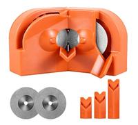 Multipurpose Drill Bit Sharpener Tool with 2 Grinding Wheels, Portable Drill Bits Grinding Sharpener Drills Bit Sharpeners for All Bits(5/64''- 5/8''), for Metal Masonry & Carbide (1Pcs)