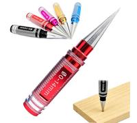 Multipurpose Manual Hole Punch, 2026 New 0-14mm Hole Puncher Reamer, Adjustable Steel Holes Puncher Reamer for Woodworking, DIY Crafts, Tool Box and Hand Tools (Red)