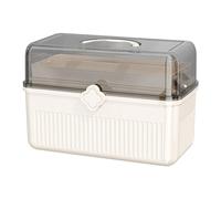 Multipurpose Medicine Storage, Sturdy Pill Dispenser, Medicine Box with Handle, Versatile Health Organizer, Supplement Case with Transparent Holder, Pill Storage for Daily Use