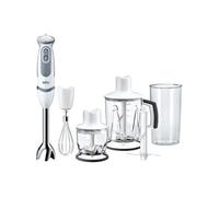 Braun MultiQuick 5 MQ5245WH, Mixeur Plongeant, 21 Vitesses et Fonction Turbo, Technologie SplashControl, Powerbell Plus, Easy-Click, Inclut un Verre Doseur de 600 ml, 1000W, Blanc