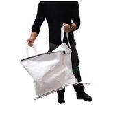 MULTISAC 10. Big Bag 45 x 45 x 45 cm. FIBC 100 kg avec poignée pour faciliter le déchargement. Idéal pour la gestion des débris et le jardinage. (10)