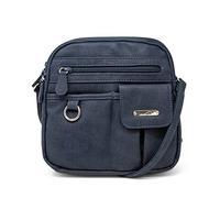 MultiSac North South Mini Zip Around Crossbody Bag, Bandoulière Femme, Indigo (Heirloom)