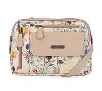 MultiSac Sac à bandoulière zippé à Trois Compartiments, Femme, Catalina Floral