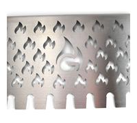 Multistation en acier inoxydable | Grille de maintien au chaud pour Napoleon Prestige 500 | avec support Drumstick | 3mm d'épaisseur