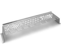 Multistation en acier inoxydable | Grille de maintien au chaud pour Weber Genesis I jusqu'à 2017 | avec support Drumstick | 3mm d'épaisseur