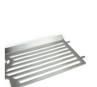 Multistation en acier inoxydable | Grille de maintien au chaud pour Weber Spirit série 300 | avec support Drumstick - régulateur sur le côté | épaisseur 3mm