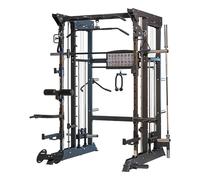 Multistation Smith ION Fitness IF1000 - Barre de Traction - Charger jusqu'à 110 kg de disques Olympiques