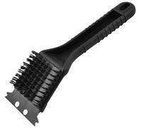 Multistore 2002 Dangrill Brosse de Nettoyage 2 en 1 avec Manche en Plastique, Poils en Laiton et grattoir en métal 21 x 7 x 5 cm