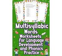 Multisyllabic Words Worksheets For Language Development And Phonics Practice: Unleash Language Mastery With Our Multisyllabic Words Worksheets! ... & Language Development. Boost Skills Now!