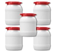 Multitanks Lot de 5 Fûts CurTec 6L en HDPE : Stockage et Loisirs Sécurisés