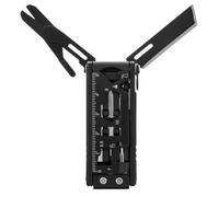 Multitool Badger Outdoor Slip 14 en 1, acier inoxydable, couteau, ciseaux, outils s'ouvrant d'une seule main, ouvre-boîtes et décapsuleur, clés hexagonales, lime, règle, EDC, outdoor, survie