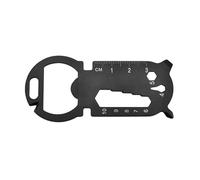 Multitool Carte de Crédit Poche Camping Porte-clés Outil Décapsuleur Poche Multifonctionnel 9 en 1 Carte de Crédit Décapsuleur Outil de Survie