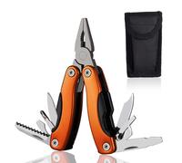 Multitool De Poche Portable Pour Hommes,Pince,Couteau,Tournevis,Outil À Main,Survie En Plein Air,Camping,Chasse,Randonnée,Cadeaux - Type Orange