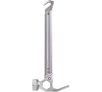 Multitool Marteau Accessoires de Camping, Accessoires de Camping Piquets de Tente Maillet Marteau Piquets de Tente for Camping Randonnée Sac à Dos (Color : Silver, Size : 31x12cm)