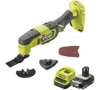 Multitool oscillant 18V - RYOBI - RMT18-1C20GF - Oscillation 3° - 10 000 à 20 000 osc/min - Batterie incluse