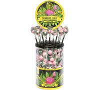 Multitrance Sucettes Bubble Gum Au Cannabis - Présentoir (100 Sucettes), 1800 G