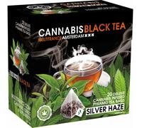 Multitrance Thé Noir Au Cannabis Silver Haze (Boîte De 20 Sachets Pyramidaux), 40 G