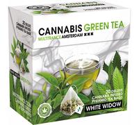 Multitrance Thé Vert Au Cannabis White Widow (Boîte De 20 Sachets Pyramidaux), 40 G