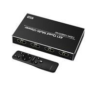 Multiview Splitter, système de commutation d'écran 4K sans continuité, commutateur multivisionneur vidéo 4 en 1, haute vitesse avec prise en charge de plusieurs entrées, accessoire AV