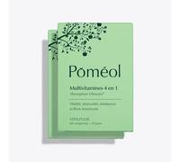 Multivitamines 4 en 1 | Vitalité et Défenses | Naturelles Énergie, Immunité, Digestion | Ultractiv® Haute Assimilation | Vitamines A B C D Zinc Fer | 120 Comprimés | 60 Jours | POMÉOL