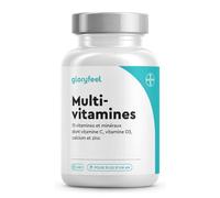 Multivitamines et Minéraux, 450 Comprimés (+1 An), Avec Zinc, Sélénium, Calcium, Biotine, Vitamines A, B1, B2, B3, B6, D3 et de la Vitamine C, Immunité, Fatigue, Muscles, Os et Peau
