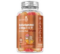 Multivitamines et Minéraux avec Oméga 3 6 9-120 Gummies Enfants