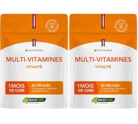 Multivitamines et Minéraux | Energie, Vitalité, Immunité | Avec Ginseng (Lot de 2)