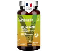 Multivitamines & Minéraux, Formule Complète, Énergie, Immunité & Renforcement Osseux, 60 Gélules, VINDI NUTRITY, Fabriqué en France