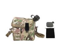 Multizenic Bouteille d'eau d'extérieur de Grande capacité de 1,5 l, Bouteille d'eau de randonnée avec Sac Banane, Bouteille d'eau de Camping Plate et Portable pour Les Sports de Plein air, (CP)