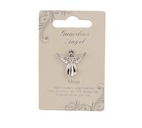 Mum Guardian Angel Broche ange argentée avec pierre précieuse Idée cadeau