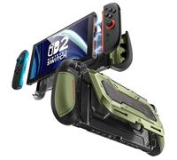 Mumba Coque pour Nintendo Switch 2 (2025) avec Support Rabattable [Titan] Protection Dockable Poignée Ergonomique [Joy-Con à Retrait Rapide] [Maintien 7 Cartes] Accessoires Étui pour Switch 2 (Guldan)