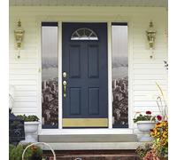 Mumbai City Bannière de porte à suspendre Printemps Été Bienvenue Porche Bannière Happy Birthday Party Bannière Fond Photo Panneau de Porche Panneau de Porte D'entrée pour Yard Intérieur Extérieur