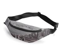 Mumbai City Sac banane pour homme et femme Sac banane pour homme Sac banane pour homme Sac banane pour la course à pied Petit sac banane pour femme, style, 36 x 15 cm, Style :, 36*15cm