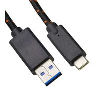 mumbi 24385 cble USB C mle à USB A mle), nylon, 1.00M, Noir