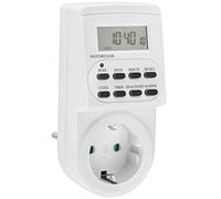 mumbi 24705 -Mode minuterie numérique 3600 W, programierbar, Circuit de hasard, 12-24 h certifié GS