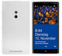 Mumbi 529 Coque de protection pour smartphone Lumia 830 TPU transp. weiss blanc