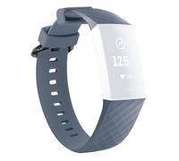 mumbi Bracelet de rechange compatible avec Fitbit Charge 3 4 Fitness Sport Bracelet en silicone Taille S Violet, lilas, Kleine, Moderne