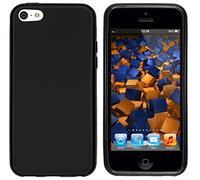 mumbi Coque compatible avec iPhone 5c Cas de téléphone portable, noir mat