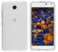 mumbi Coque de protection pour Microsoft Lumia 650 TPU gel silicone transparent blanc