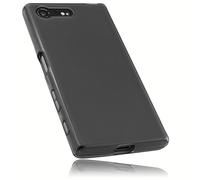 mumbi Coque de protection pour Sony Xperia X Compact TPU gel silicone transparent noir