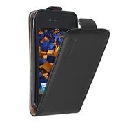 Mumbi Etui à rabat en Cuir pour Apple iPhone 4/4S Noir