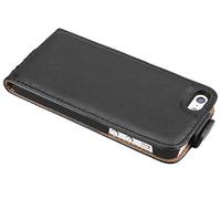 Mumbi Etui à rabat en Cuir pour Apple iPhone 5/5S Noir